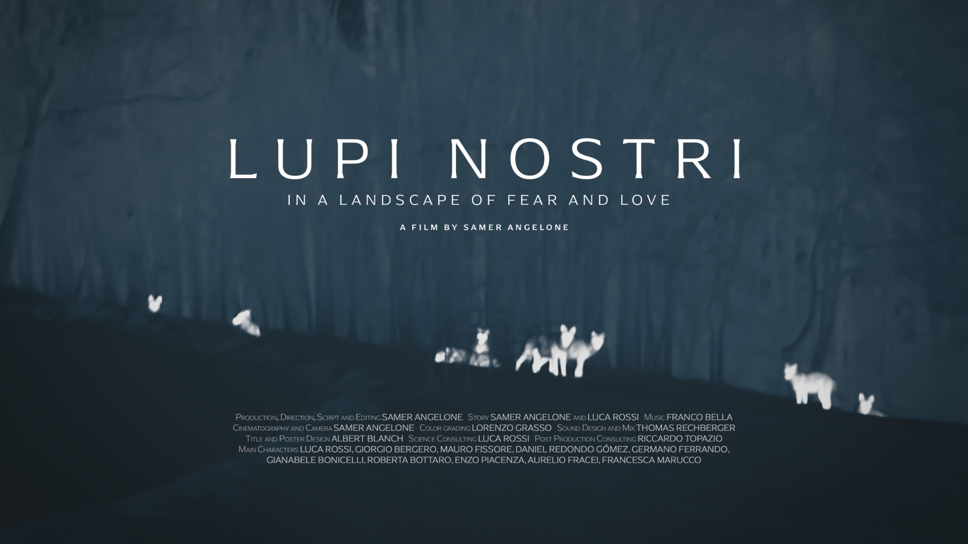 Film backdrop for Lupi Nostri - Unsere Wölfe