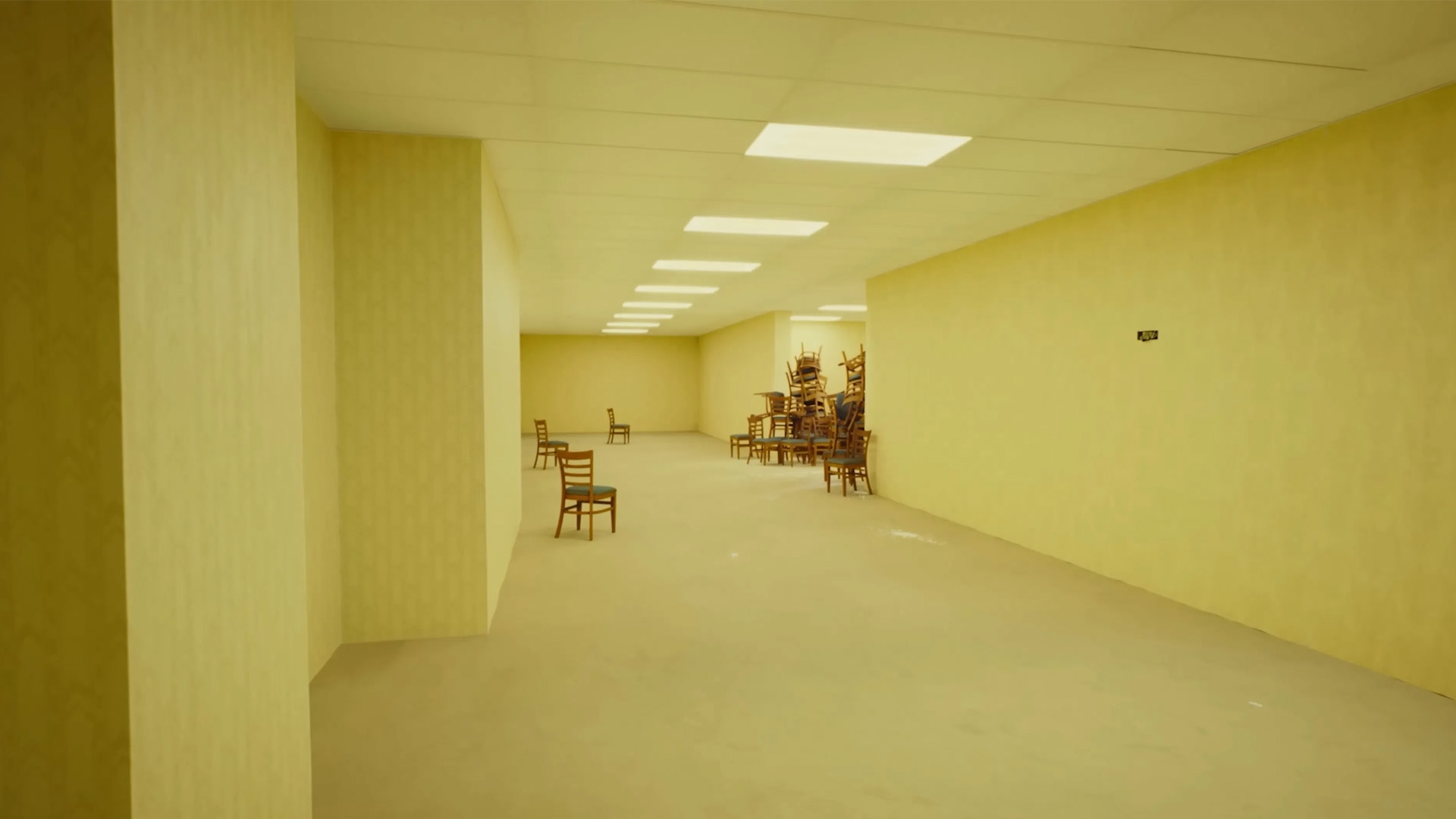 Film backdrop for Backrooms Extended Version