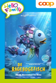 Theatrical poster for Coop Hello Family: De Rägebogefisch