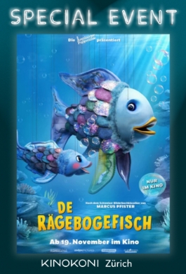Theatrical poster for De Rägenbogefisch - Hello Family und Buchsignatur