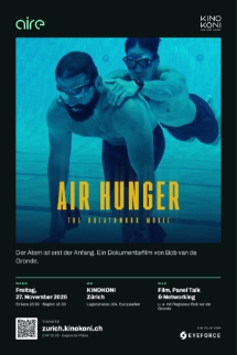 Theatrical poster for AIR HUNGER – mit Q&A